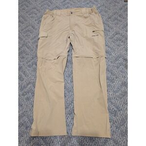 Arctix Mens XL Convertible Hiking Cargo Pants Tan Khaki Zip Off Shorts 91777